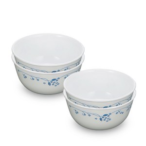 ****** 프로빈셜 블루 면기 소, 혼합색상, 4개