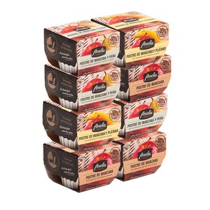 아넬라 100% 생과일 프리미엄 디저트 베스트 8p 세트, 사과, 바나나, 사과 + 배 혼합맛, 200g, 1세트