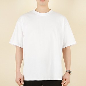 빌락트 남녀공용 오버핏 무지 반팔 티셔츠 남성의류브랜드