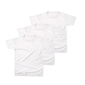 하비 남녀공용 순면 크루넥 반팔 티셔츠 3p