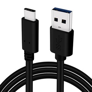 넥스원 USB 3.0 to C타입 3A 고속 충전 데이터 전송 케이블 1m 패키지 랜덤발송, 블랙, 1개