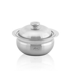 크로벨 애플팟 인덕션 스텐 통5중 양수냄비, 14cm