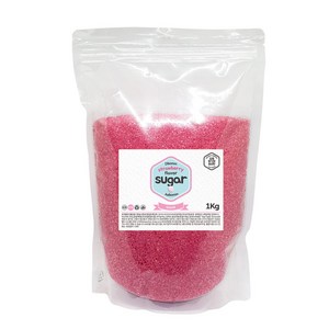 웰빙 솜사탕 설탕 딸기향, 1kg, 1개