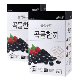 태광선식 블랙푸드 곡물한끼, 300g, 2개