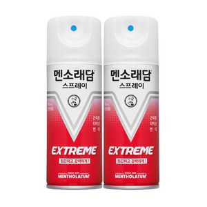 멘소래담 익스트림 핫 스프레이파스 에스 180ml, 1개입, 2개