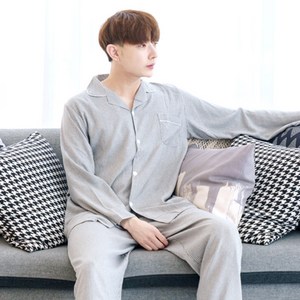 민트코코아 남성용 메이 체크잠옷 상하세트