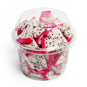 원형 샐러드 반찬용기 + 돔 뚜껑 세트 DC16S, 1개입, 50개