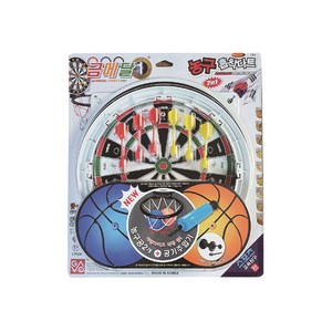 금메달 키즈 이동식 벽걸이 농구완구 대, 혼합색상, 1개