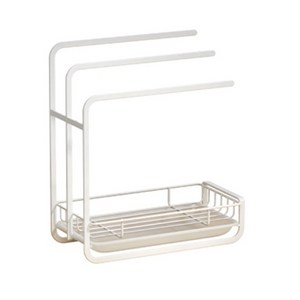 다용도 걸이 3단 오픈형, 화이트