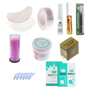 롤리킹 속눈썹 뷰러펌 1인분 세트, 1세트