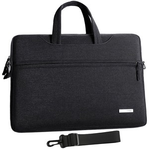 솔룸 노트북 가방 + 어깨끈, 블랙