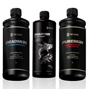 더클래스 3PH 딥클린 솔루션 카샴푸 3종 세트, 1세트, 2500ml