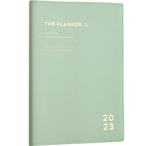 아이코닉 2023 더 플래너 L 먼슬리 스케줄러 다이어리, 03 Cream mint