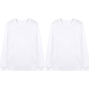 TS7 순면 도톰 시보리 긴팔 티셔츠 2p