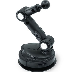 레드빈 360회전 2단 관절 흡착 거치대 DHDM, 1개, 블랙