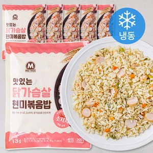 미트리 닭가슴살 현미볶음밥 소시지 (냉동), 200g, 6개