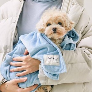 아르르 반려동물 꿀잠담요, 더스티 블루