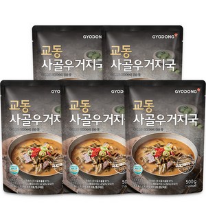 교동 사골 우거지국, 500g, 5개