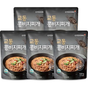 교동 콩비지찌개, 500g, 5개