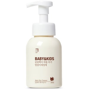 살림백서 베이비 앤 키즈 버블 아기 엉덩이 세정제, 300ml, 1개
