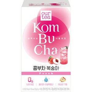 아워티 콤부차 복숭아 10p, 5g, 10개입, 1개