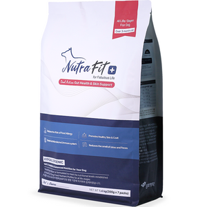뉴트라핏 강아지 듀얼엑션 기능성 사료, 피부/피모+장건강, 1.4kg, 1개