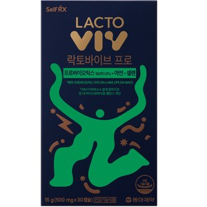 락토바이브 프로 EPS 특허 유산균 유산균 15g, 30정, 1개