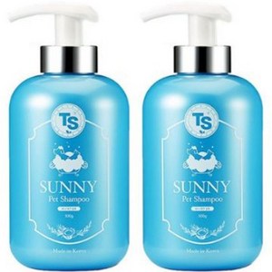 TS 강아지 써니 샴푸 베이비파우더향, 500g, 2개