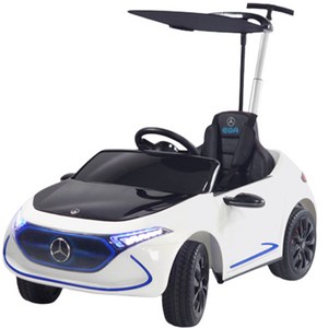대호토이즈 벤츠 EQA 유아 전동 푸쉬카, 화이트