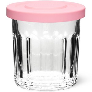 유리병 헥사 텀블자 핑크, 400ml, 1개