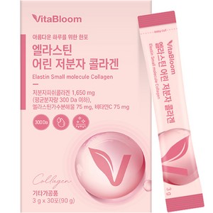 비타블룸 엘라스틴 어린 저분자 콜라겐, 90g, 1개