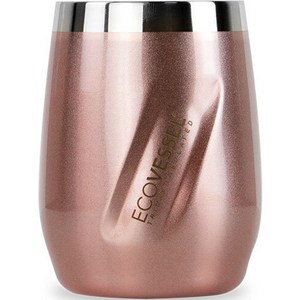 에코베슬 포트 스텐 보온보냉 머그컵, 로즈골드, 296ml