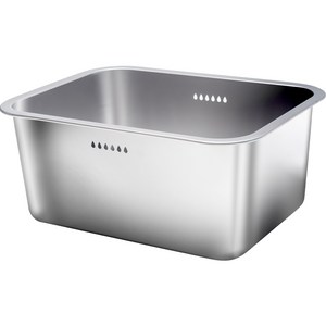 비벤자디 스테인리스 사각 설거지통 10.6L, 1개