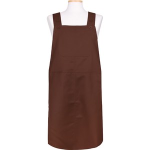 로사홈 멜빵 원피스 앞치마, 밤색, 1개