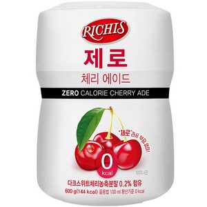 리치스 제로 체리 에이드, 1개, 1개입, 600g