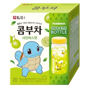 담터 포켓몬 콤부차 샤인머스캣, 5g, 1개, 20개입