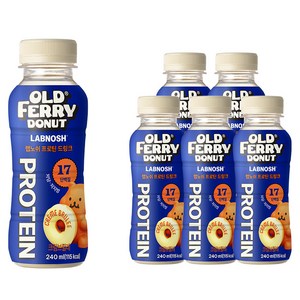 랩노쉬 올드페리도넛 프로틴 드링크 크림브륄레, 240ml, 6개