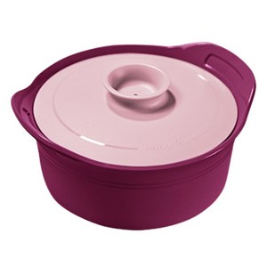 마미스테이블 매직 스티머 실리콘 계란찜 전자렌지쿠커 용기 S 400ml, 로즈와인, 1개