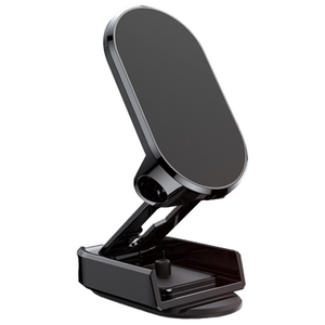 써뉴즈 심플 360도 회전형 자석형 차량용 휴대폰 거치대, 블랙, 1개