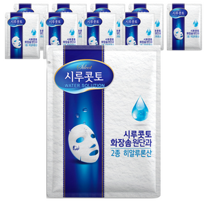 시루콧토 워터 솔루션 마스크팩 30ml, 10개입, 1개