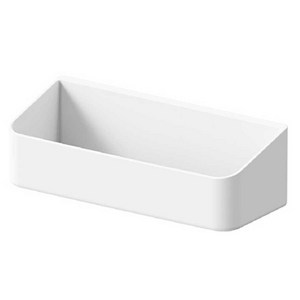 생활양식 우유닉 욕실 수납 선반, 화이트, 1개