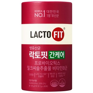 종근당건강 락토핏 간케어 유산균 60p, 120g, 1개