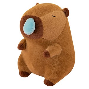 콧물 흘리는 카피바라 인형, 25cm, 혼합색상, 1개