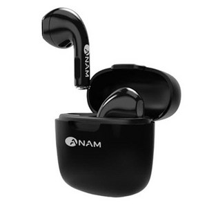 아남 리얼 블루투스 이어폰 V5.3, BTAIR-airable, 블랙
