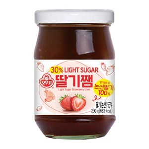 오뚜기 Light sugar 딸기쨈, 290g, 1개