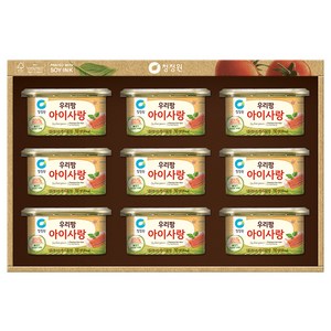 대상 청정원 가족사랑 1호 선물세트 + 쇼핑백, 1세트