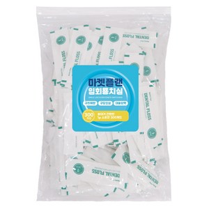 마켓플랜 일회용 치실, 7.5cm, 300개입, 1개