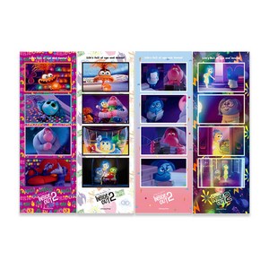 디즈니 픽사 인사이드 아웃2 네컷스티커 4종 세트, Pixar, 아르누보