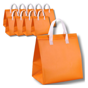 비비드닷 케이터링 테이크아웃 보온보냉백, 주황색, 10개