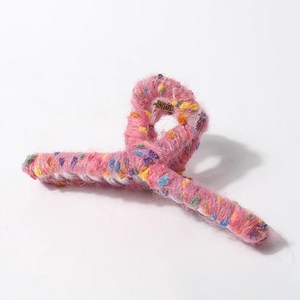 페이퍼먼츠 컬러 실타래 뽀글이 집게핀 12495